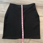 Tobi  Black Bodycon Style Mini Skirt With Crisscross Cut Out Detail- Size Small Photo 9