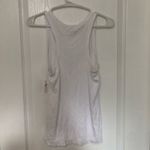 Aerie Brand‎ New  Ribbed Henley Button Tank Top White Size Medium Sleeveless Photo 4
