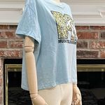 MTV Brand Light blue & yellow floral MTV crop top / XXL / Excellent condition Photo 6