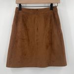 BB Dakota  Skirt Size 0 Faux Suede Steve Madden Country Western Cowgirl Cowboy Photo 4