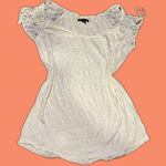 American Eagle Size Medium  Lace Shoulder Blouse Photo 0