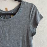 Lole Löle Dress Grey Twist Back Short Sleeves Athletic Dress Sz L GUC Photo 4