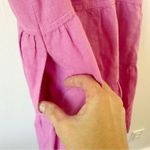 Lacausa  Tiered Linen Dress Sz S Photo 3