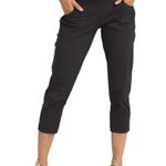 prAna Summit Capri Pants Black Large Hiking Travel Casual Pant Pull On Pants Photo 0
