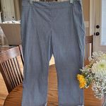 Talbots  Cropped Dress Pants Cotton Navy Blue Womens 10 Photo 10