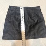Topshop NWT 14 faux leather hem split mini skirt SK 3035 Photo 2