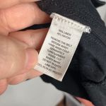 White House | Black Market  linen blend black ruffle blazer 3/4 sleeve women size 6 Photo 2