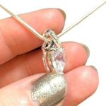 Swarovski Elements Infinity Heart Pendant on Silver Chain Necklace Photo 5