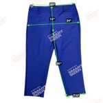 Eloquii  Kady Fit Double Weave Ankle Pant 26” Inseam Royal Blue Size 18 Short Photo 7