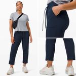 Lululemon  Beyond the Studio HR Crop Pants in True Navy Size 6 Photo 4