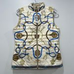 J. McLaughlin  Tahoe Vest NWT $228 Small Reversible Fairfax Crest Down Zip Tan Photo 2