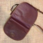 Gucci PLUS Tumbled Wine Leather Crossbody Tote Messenger Bag Vintage Near Mint Photo 4