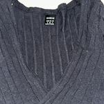 Black Longsleeve Crop Top Photo 1