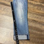 American Eagle 2013  Artist Crop Jeans Stretch Women's 14 Blue Denim Distressed Photo 6