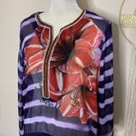 Desigual • estrella embellished floral swim coverup tunic Photo 81