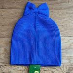 Kate Spade NWT -  cobalt Blue Knit Hat with bow Photo 0