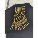 Say What? Gold Studded Shoulder Dress Photo 6