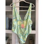 River Island  Green Bright Strappy Wrapover Swimsuit size‎ 14 NWT NEW Photo 1