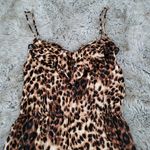 Apostrophe  Leopard Print Spaghetti Strap Dress Size Small Photo 1