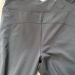 CRANE black smooth flair leg pants with elastic waist size XL Photo 3