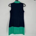 Sail To Sable Tunic Shift Dress Womens Small Mint Green Navy Classic Colorblock Photo 7
