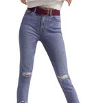 Urban Outfitters Jeans BDG Twig Crop High-Rise Skinny Blue Double Vision Photo 0