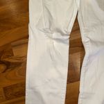 Victoria's Secret VS boyfriend white denim‎ size 10! Light distressing Photo 1