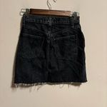 Madewell NWT  Rigid Denim Straight Mini Skirt in Hideaway Wash- Size 24 Photo 5
