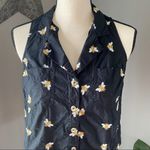 Anthropologie Anthro. HD Paris Winne Bee Blouse Black Sz 2 Photo 1