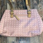 Nine West Pink and Tan Shoulder Bag Photo 1