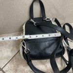 Michael Kors Mini Backpack Cream Sherpa Black Leather Trim Silver Hardware Cute Photo 6