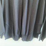 Planet By Lauren G Black Scoop Neck Long Sleeve Sweater One Size Fits All Photo 3