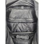 USA Biker's Dream Apparel Leather Motorcycle Jacket Women's Size Medium Black Photo 4