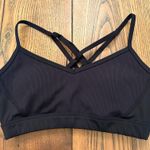 Aerie Offline Black Sports Bra, Size Medium Photo 0