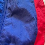 Spalding Vintage Pro Tracksuit Set Jacket Pants Vintage Nylon Blue Black Red XL Photo 9