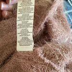 Boohoo  mauve feather texture wrap sweater size 8 Photo 8