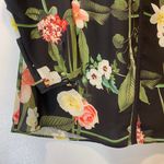 Ted Baker London Secret Trellis Black Floral Long Sleeve Blouse Size 2 Photo 8