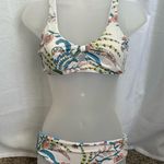 Maaji  reversible bikini set Floral Stripes Size 16‎ XXS GUC 0386 Photo 0