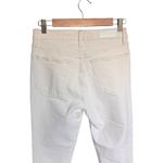 RE/DONE  - 90s High Rise Ankle Crop Jeans Vintage White Sz 28 Photo 4