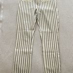 Anthropologie The Essential Slim by Beige & Black Pinstripe Pants Photo 1