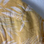 Faherty Hana Palm Yellow Linen Blend Vacation Summer Casual Dress Pockets Photo 5