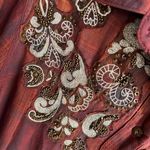 Free People NWot  embellished plaid shirt Photo 7