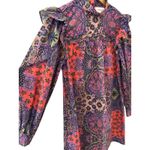 Xirena Nyla Poplin‎ Ruffled Mini Dress Black Opal Size Large Photo 6