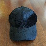 Black Velvet Baseball Cap NWT Round Sun Hat Photo 3