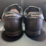 Reebok 🖤 Classics Black Princess Sneakers Size 10 Photo 8