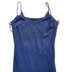 Vintage Beaded Embellished Maria Bonita Formal Event Blue Maxi Dress Women Large Photo 2