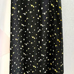 Black Floral‎ Button Maxi Skirt Boho Cottagecore Romantic Prairie Fairycore XS Photo 0