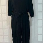 Gap  Short-sleeve cropped wide leg tie waist jumpsuit size 20 Photo 0