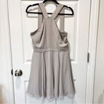 Grey Skater Dress Gray Size M Photo 8