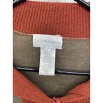 Soft Surroundings  Cardigan Asymmetrical High Low Red Brown Gray Wool Photo 4